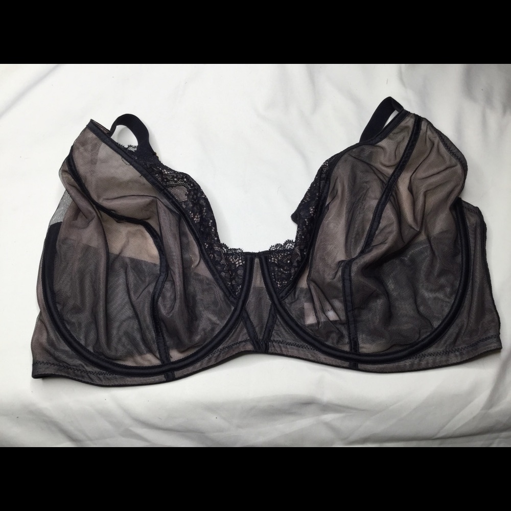 Angabriel Sheer Underwire Bra - 40K